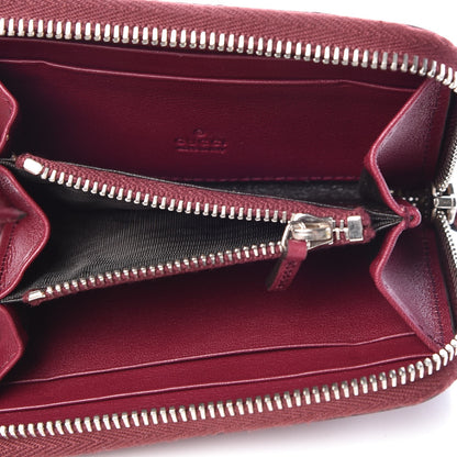 Gucci Crocodile Zip Around Card Case Cherry Gloss 5 of 8