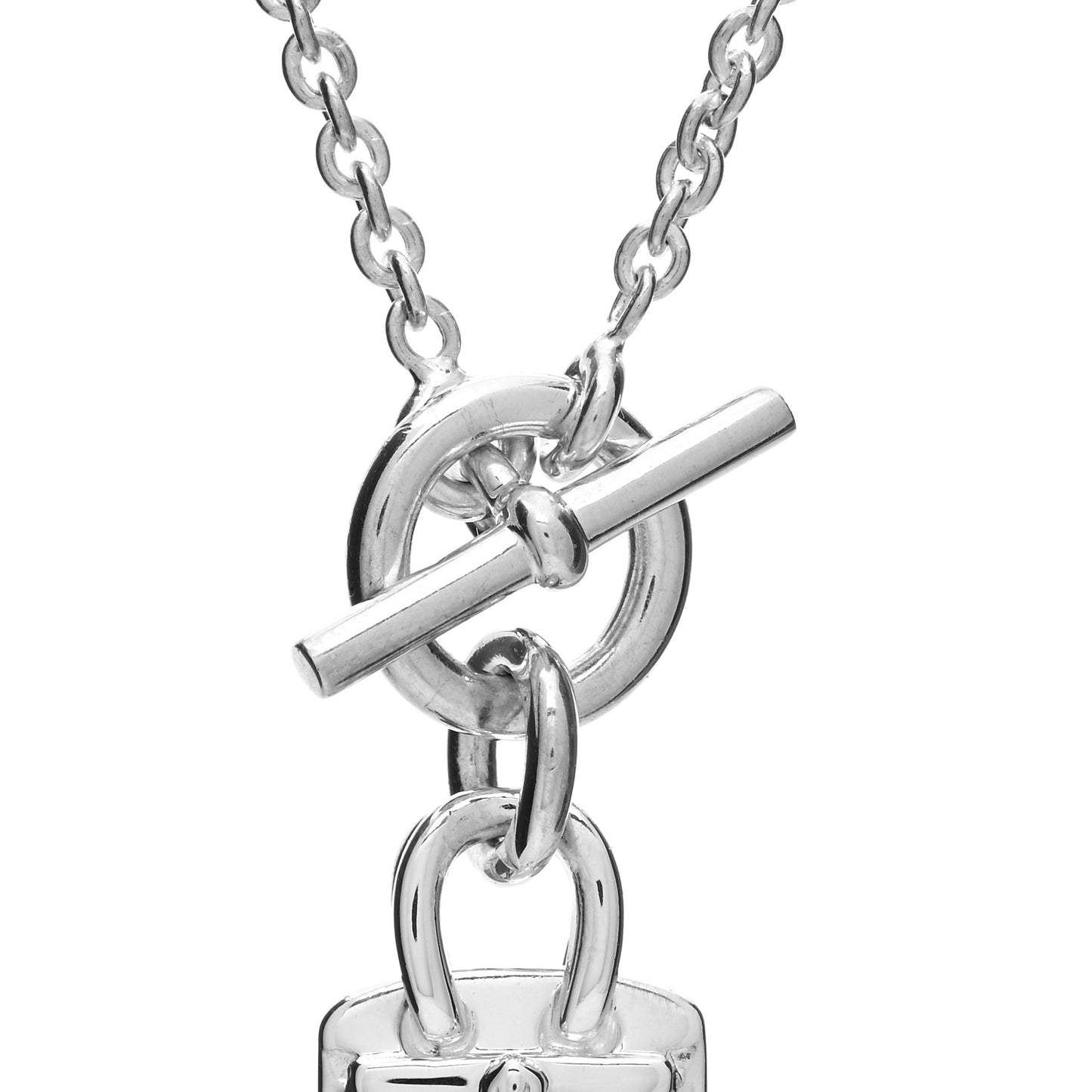 Sterling Silver Birkin Amulette Pendant Necklace