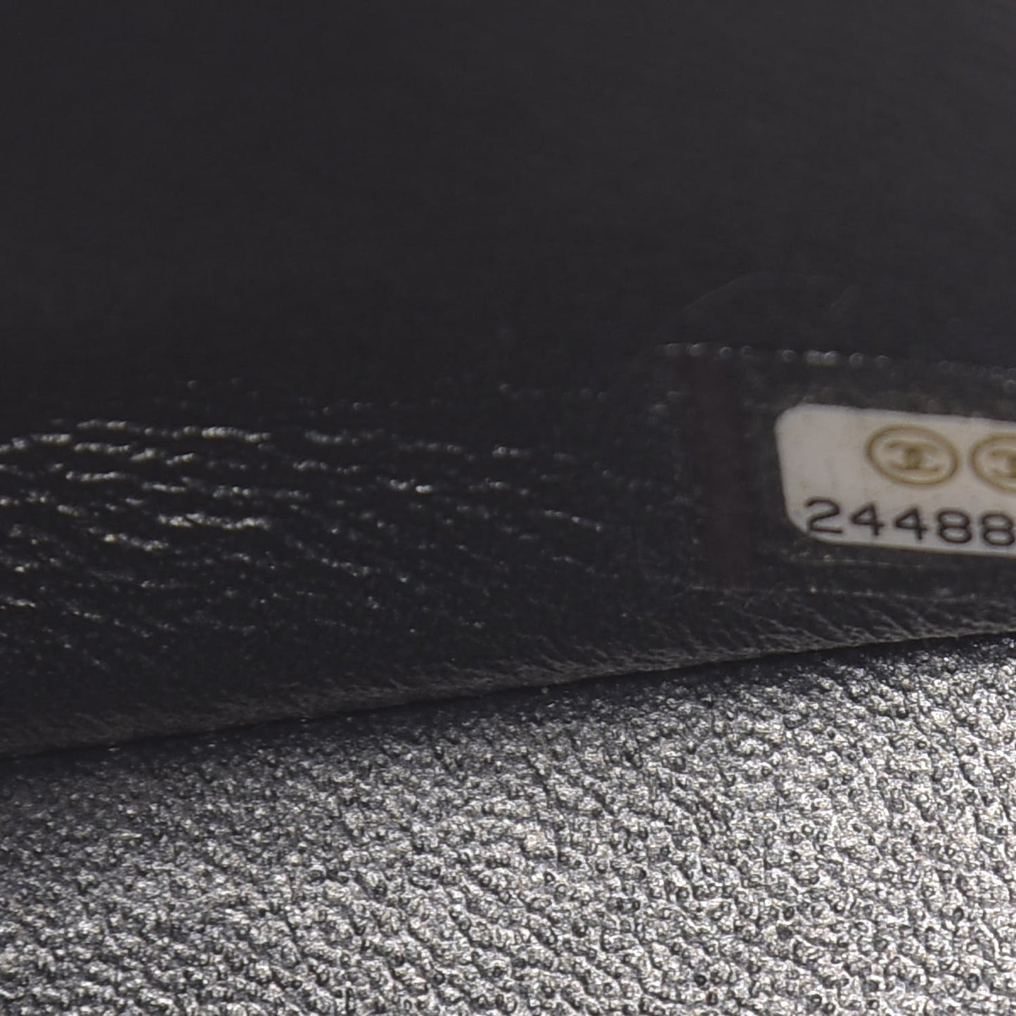 Lambskin Quilted Mini Square Flap Black