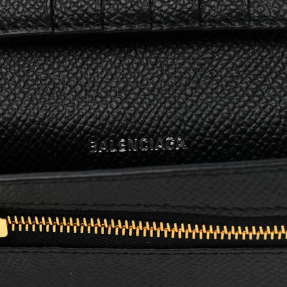 Balenciaga Signature Grained Calfskin Medium BB Wallet Black 6 of 9
