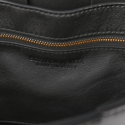 Bottega Veneta Patent Maxi Intrecciato Cassette Crossbody Bag Black 6 of 10