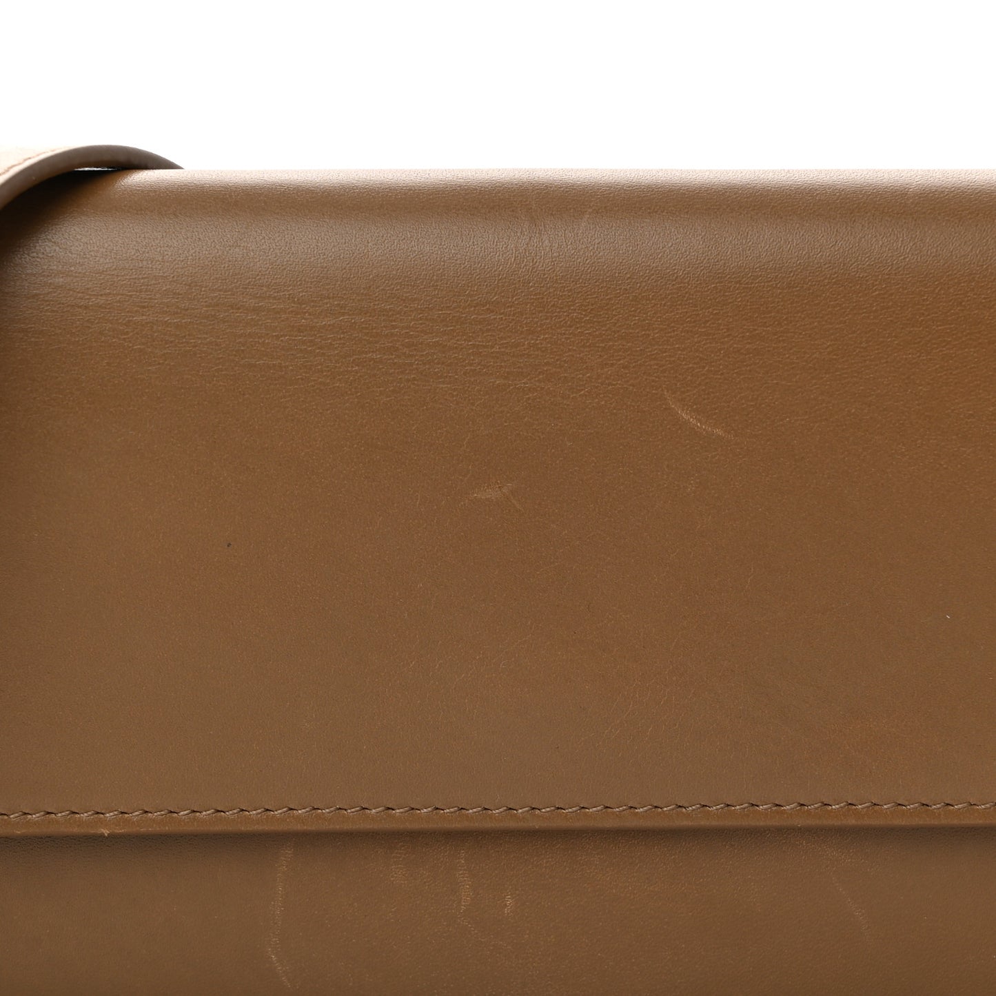 Smooth Calfskin Belt Flap Bag Incense