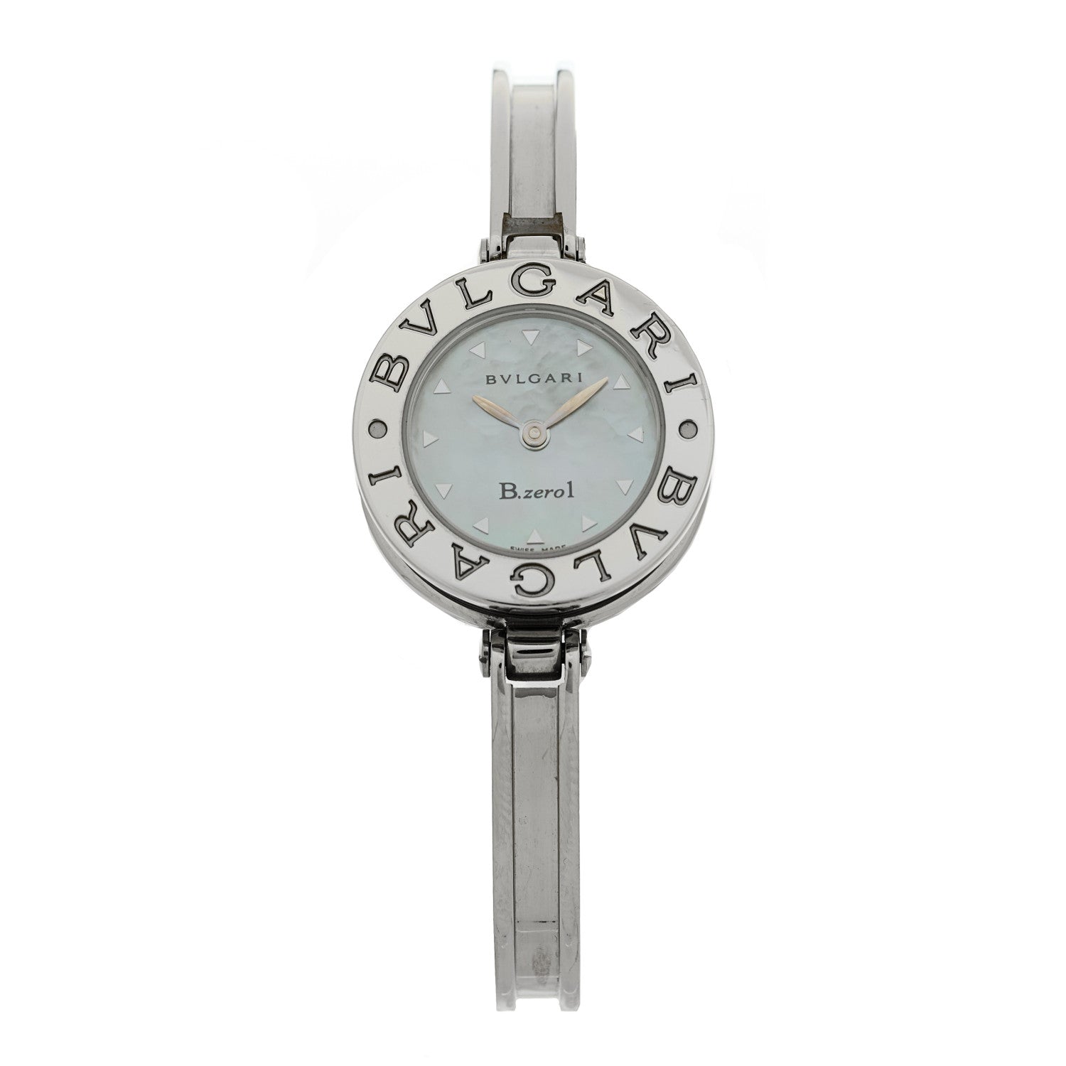 Bulgari Stainless Steel Mother of Pearl 22mm B.zero1 Quartz Watch 1 of 4