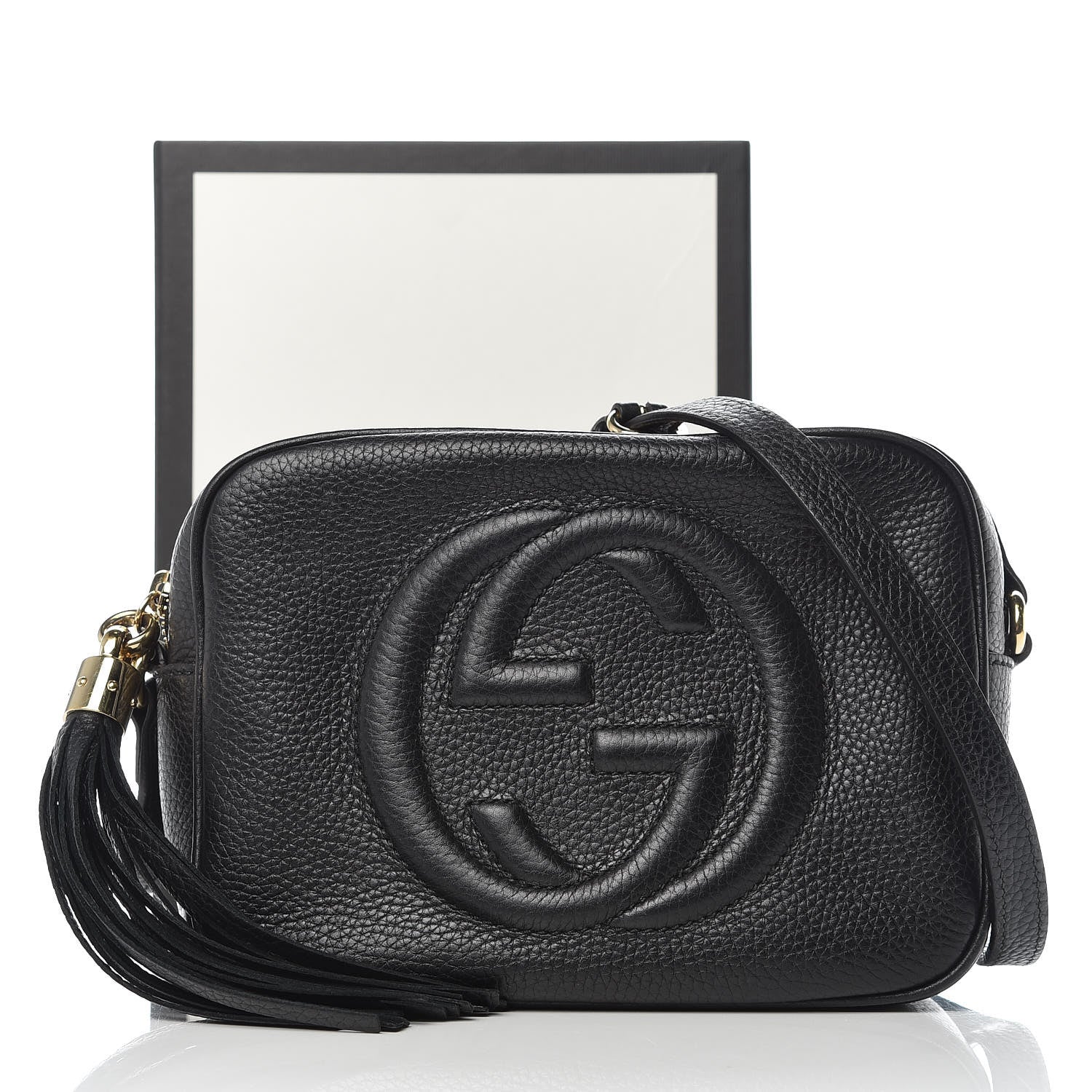 Gucci Pebbled Calfskin Small Soho Disco Bag Black 14 of 14