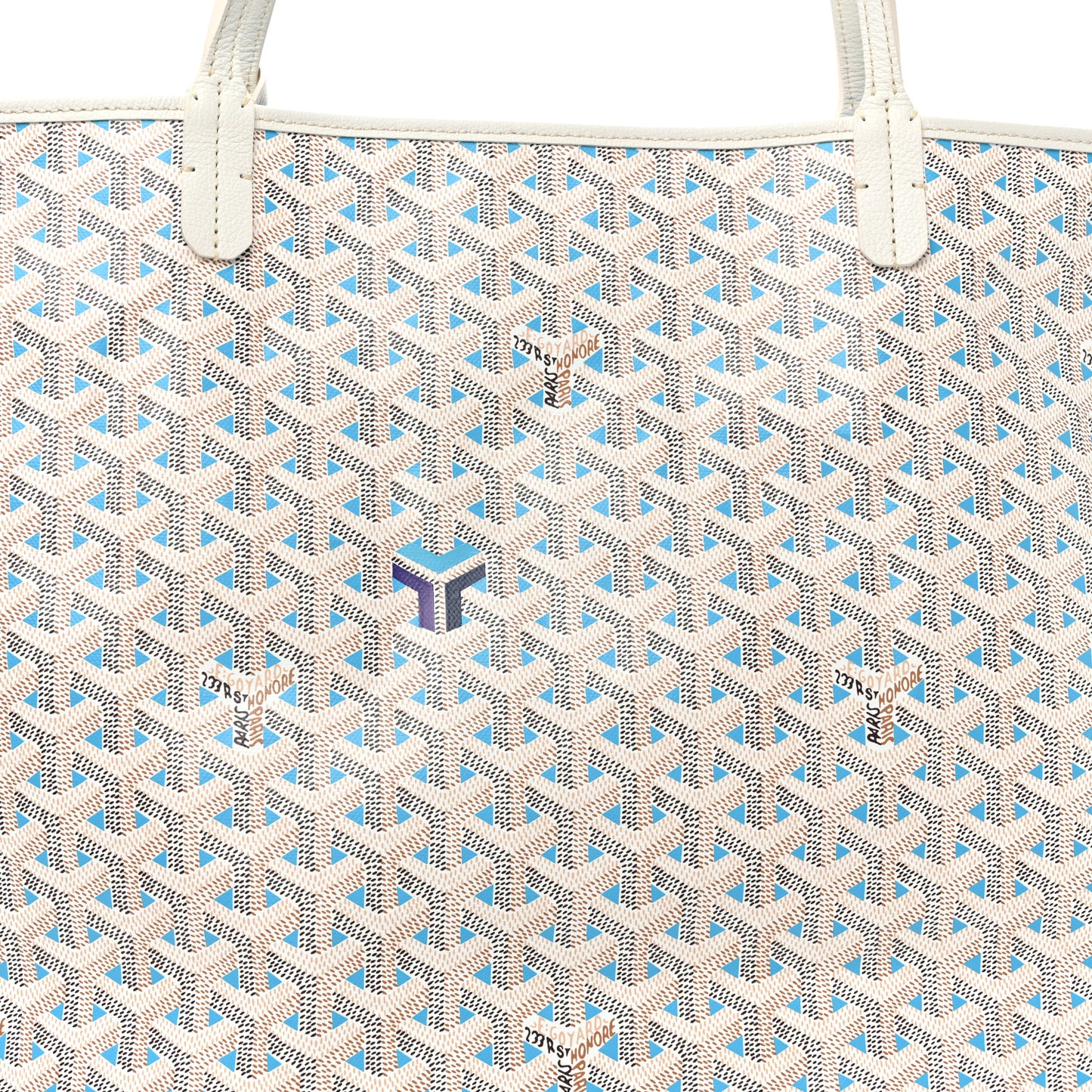 Goyardine Saint Louis Claire Voie GM White Opaline