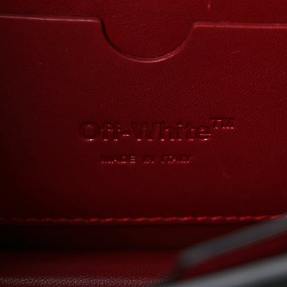 Off-White Calfskin Jitney 1.4 Virgil Was Here Shoulder Bag Black 6 of 9