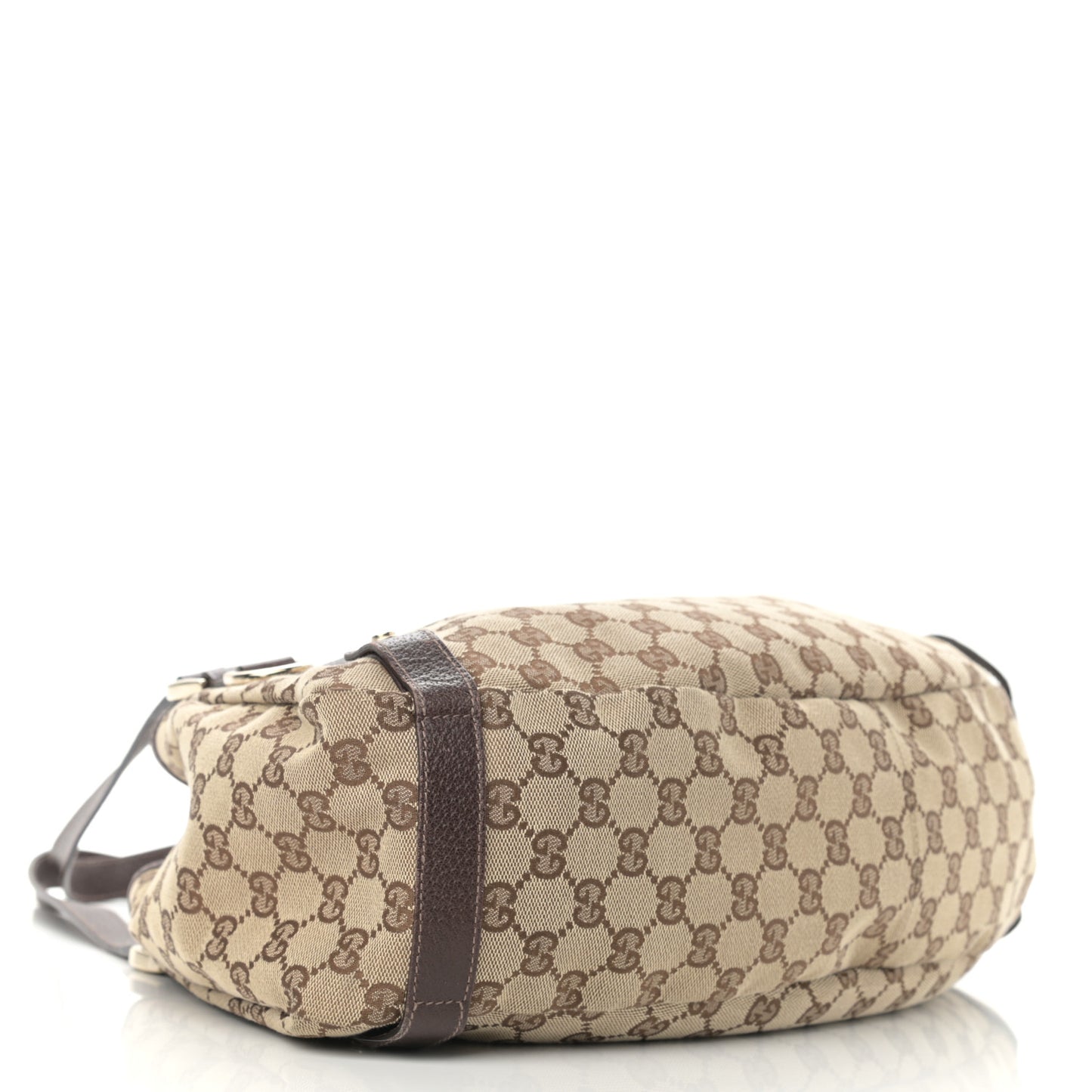Monogram Medium Abbey Shoulder Bag Dark Brown