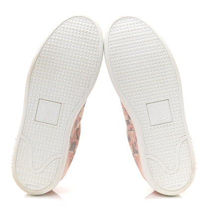 Louis Vuitton Damier Azur Tahitienne Bora Bora Sneakers 36.5 Rose Ballerine 5 of 10