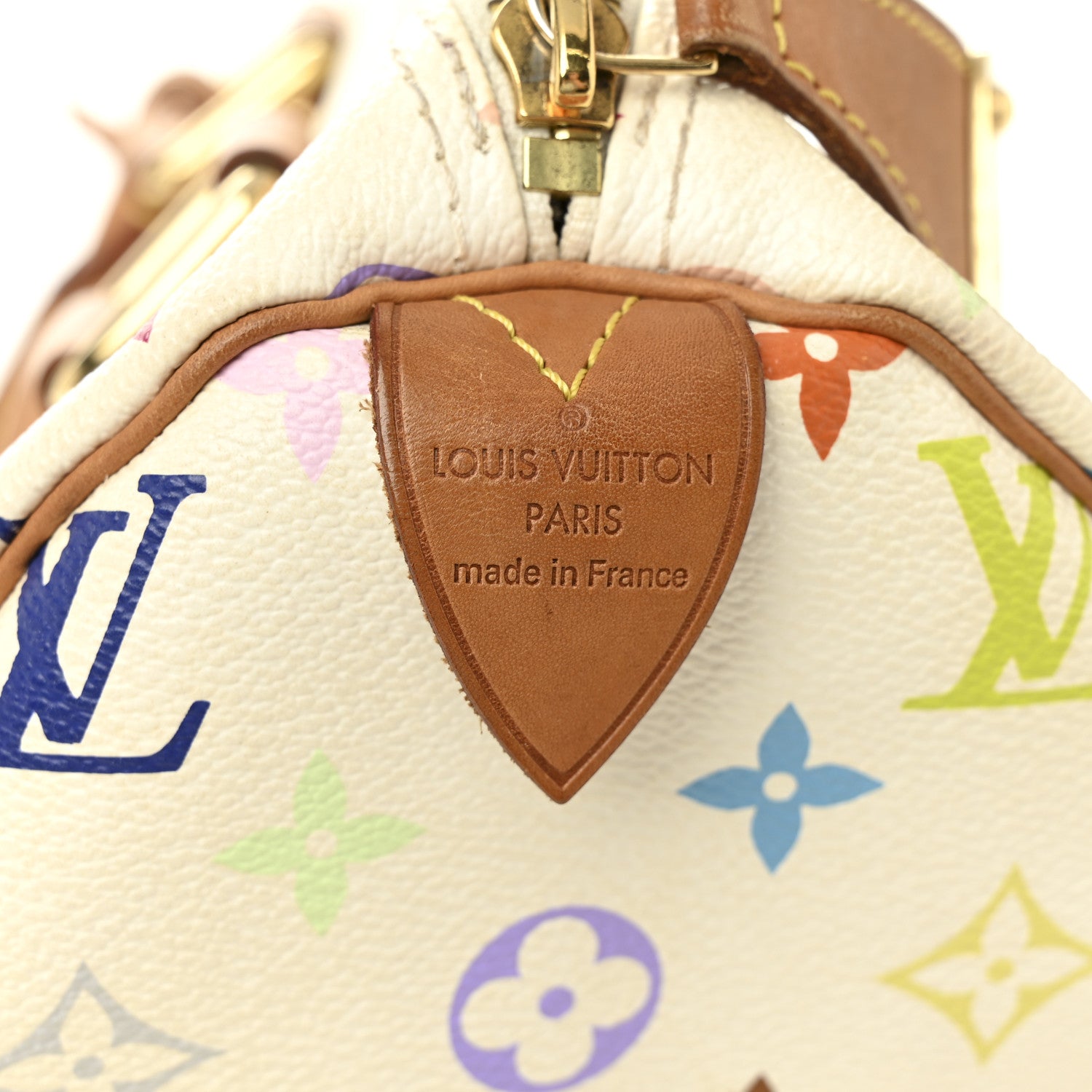 Louis Vuitton Monogram Multicolor Speedy 30 White 5 of 10