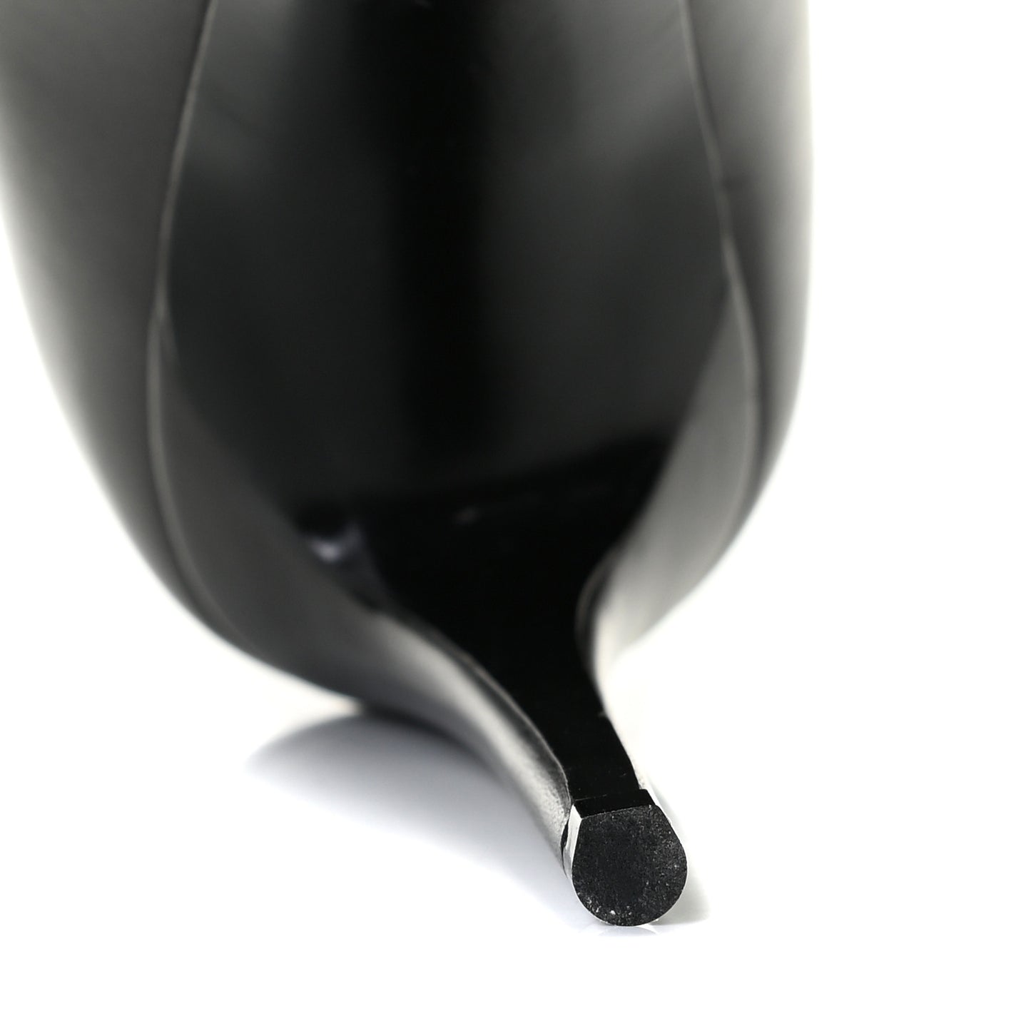 Calfskin Call Back Pumps 39.5 Black