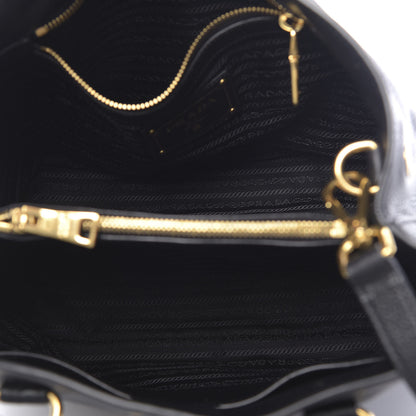 Prada Vitello Phenix Top Handle Bag Black 4 of 8