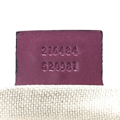 Gucci GG Supreme Monogram Selleria Calfskin Medium Carry On Duffle Bag Beige Ebony Peonia Flower 9 of 13