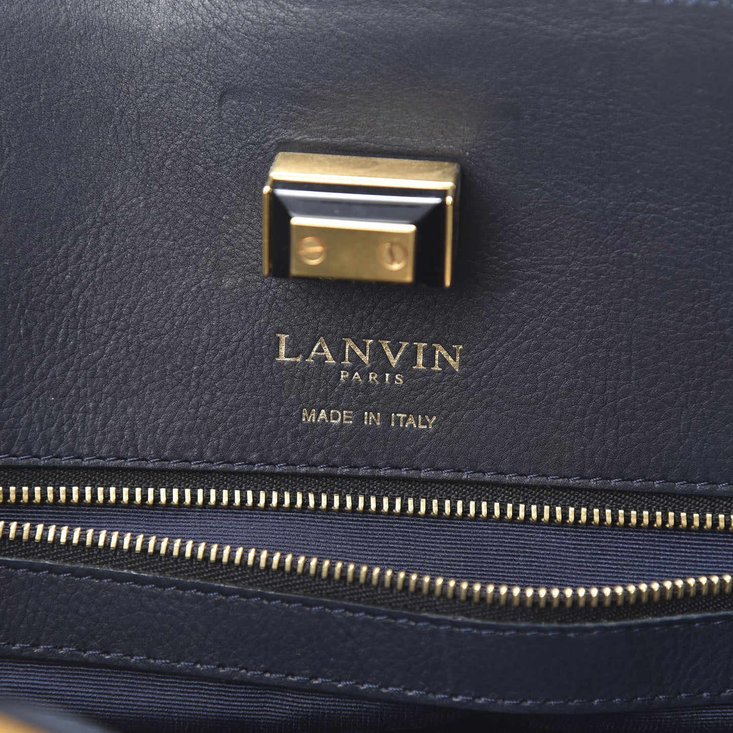 Calfskin Turnlock Flat Tote Jaune