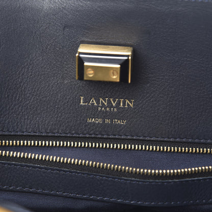 Lanvin Calfskin Turnlock Flat Tote Jaune 6 of 12