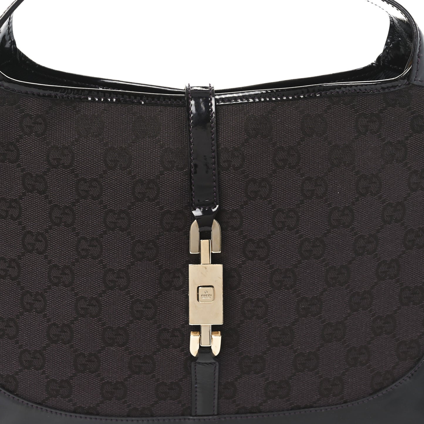 Monogram Jackie O Chain Hobo Dark Brown