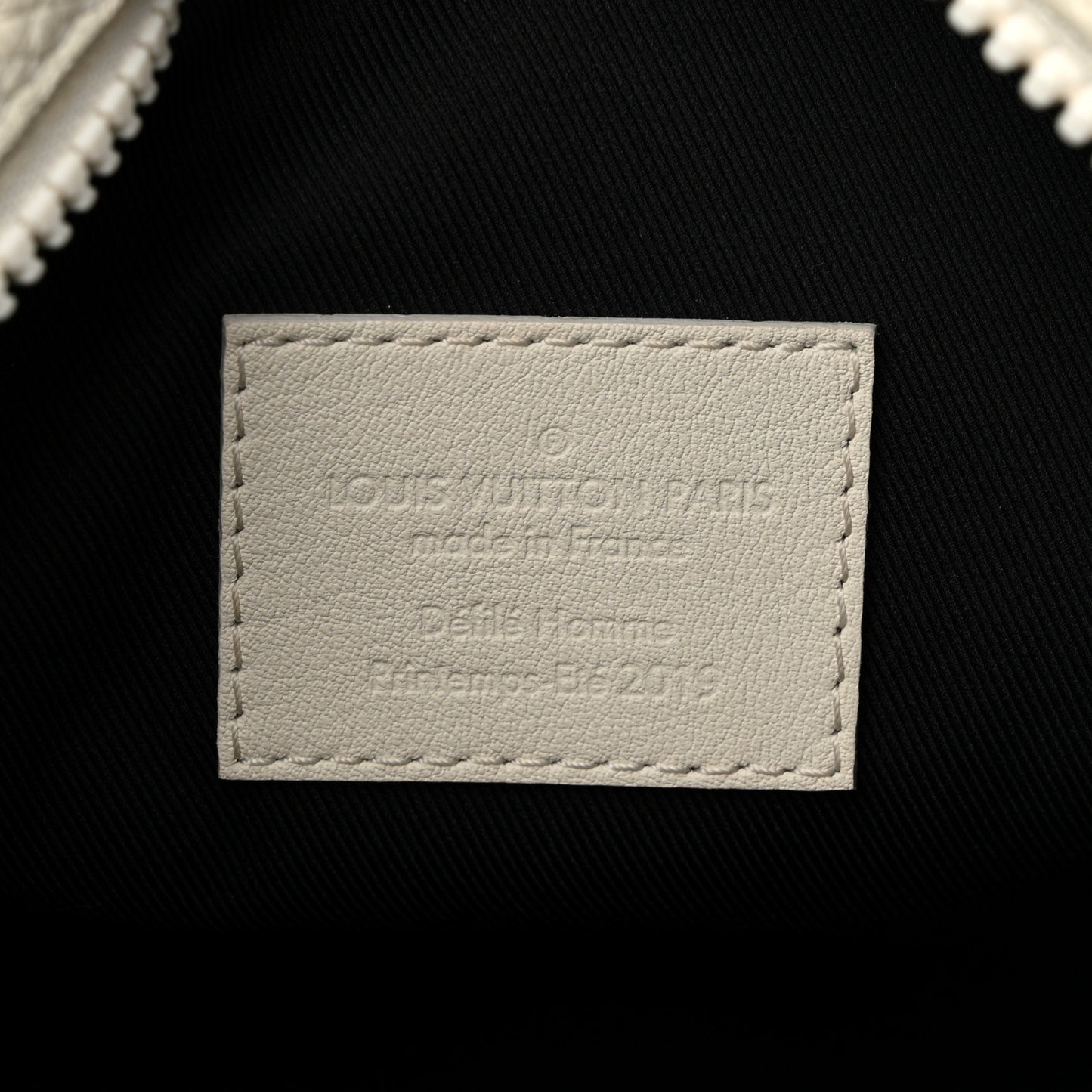Taurillon Monogram Solar Ray Soft Trunk Powder White