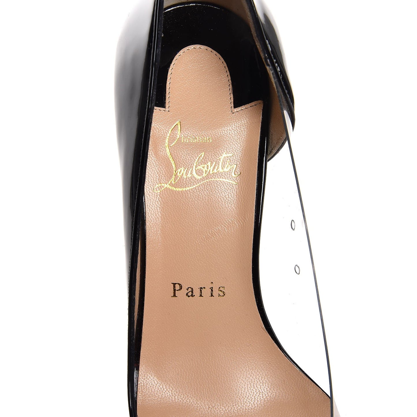 Patent PVC Provisore 55 Pumps 38 Black