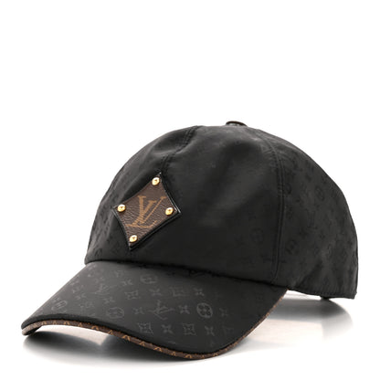 Louis Vuitton Polyester Silk Monogram Cap Ou Pas Cap Mini L Black 1 of 12