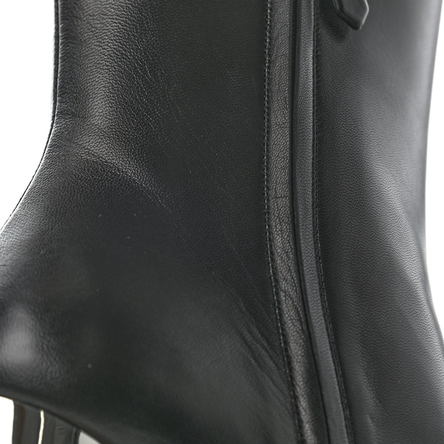 Gucci Malaga Kid Chrome Ankle Boots 39 Black 8 of 12