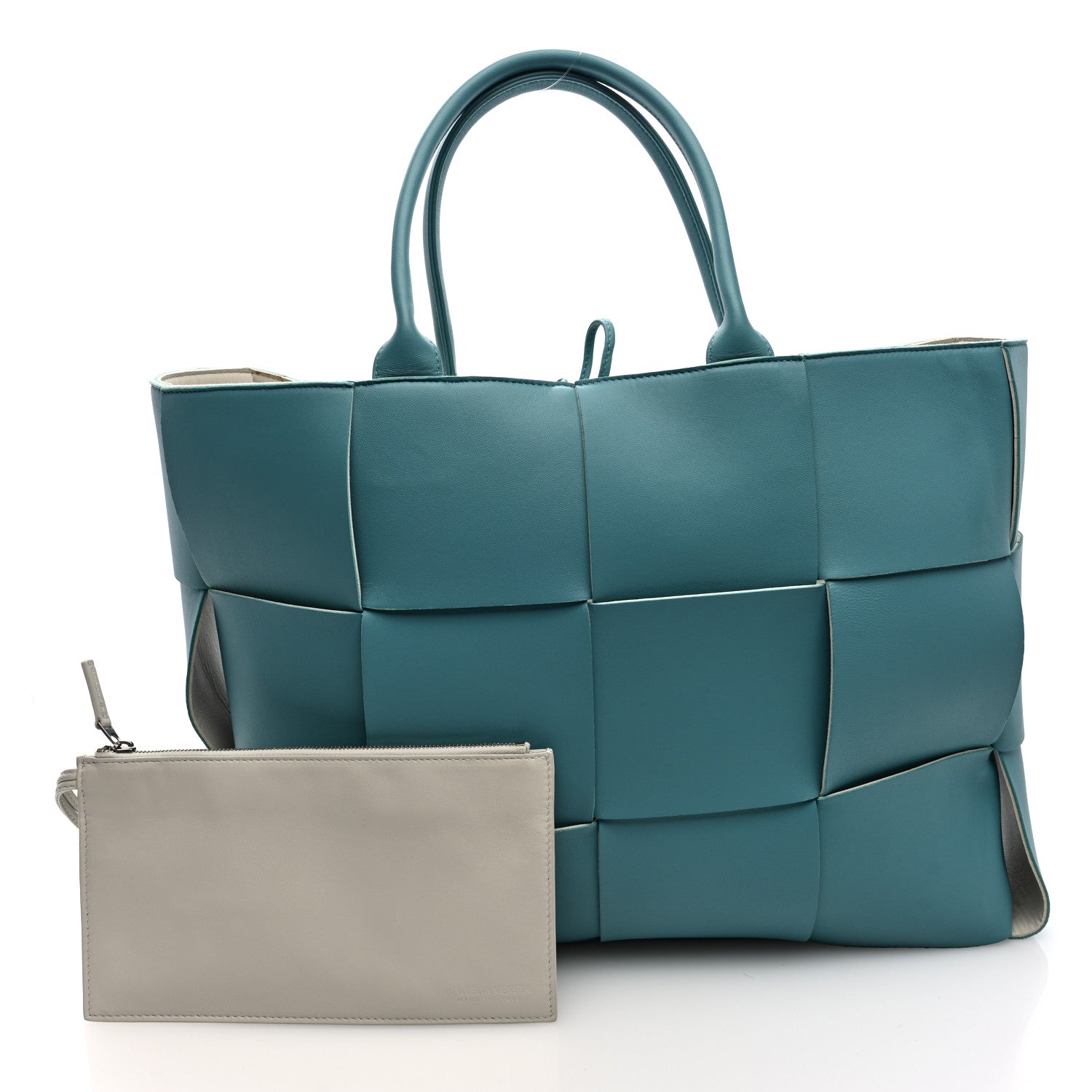 Bottega Veneta Nappa Maxi Intrecciato Large Arco Tote Linoleum 3 of 11