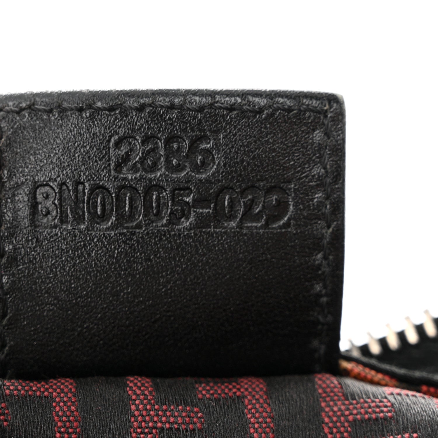 Fendi Zucchino Mini Pochette Red 7 of 11