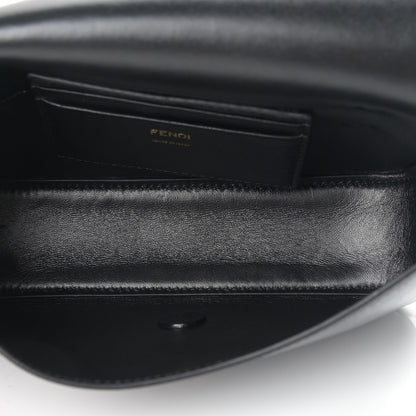 Fendi Agnello Old Shine Hip Belt Baguette Bag Black 5 of 11