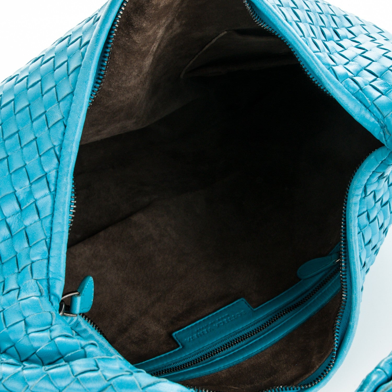 Bottega Veneta Nappa Intrecciato Large Veneta Hobo Turquoise 5 of 6