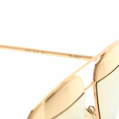 Christian Dior Split 1 Aviator Sunglasses Gold 6 of 9