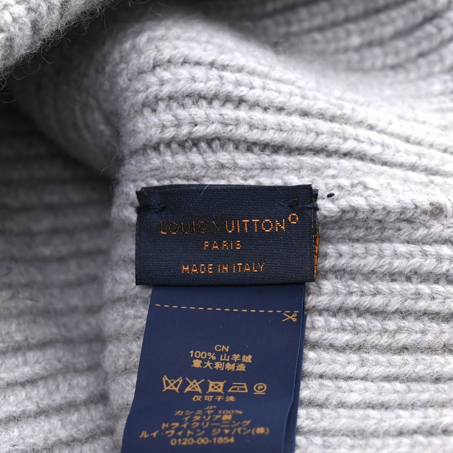 Cashmere LV Spark Beanie Gris Clair