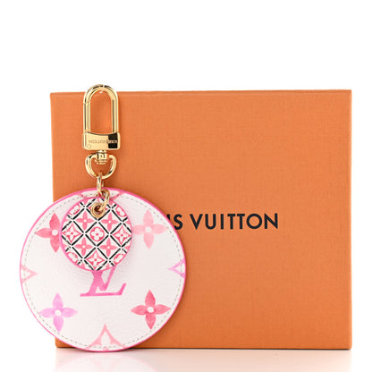 Louis Vuitton Monogram Giant By The Pool 2.0 Illustre Resort Bag Charm Key Holder Rose 5 of 5