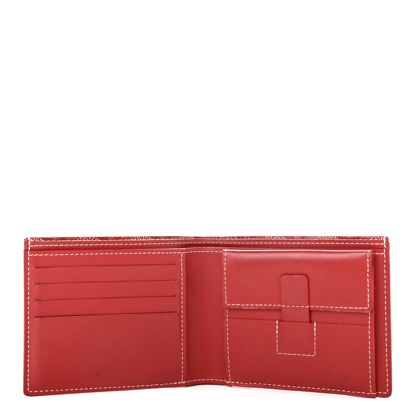 Goyardine Saint Florentin Bi-Fold Wallet Red