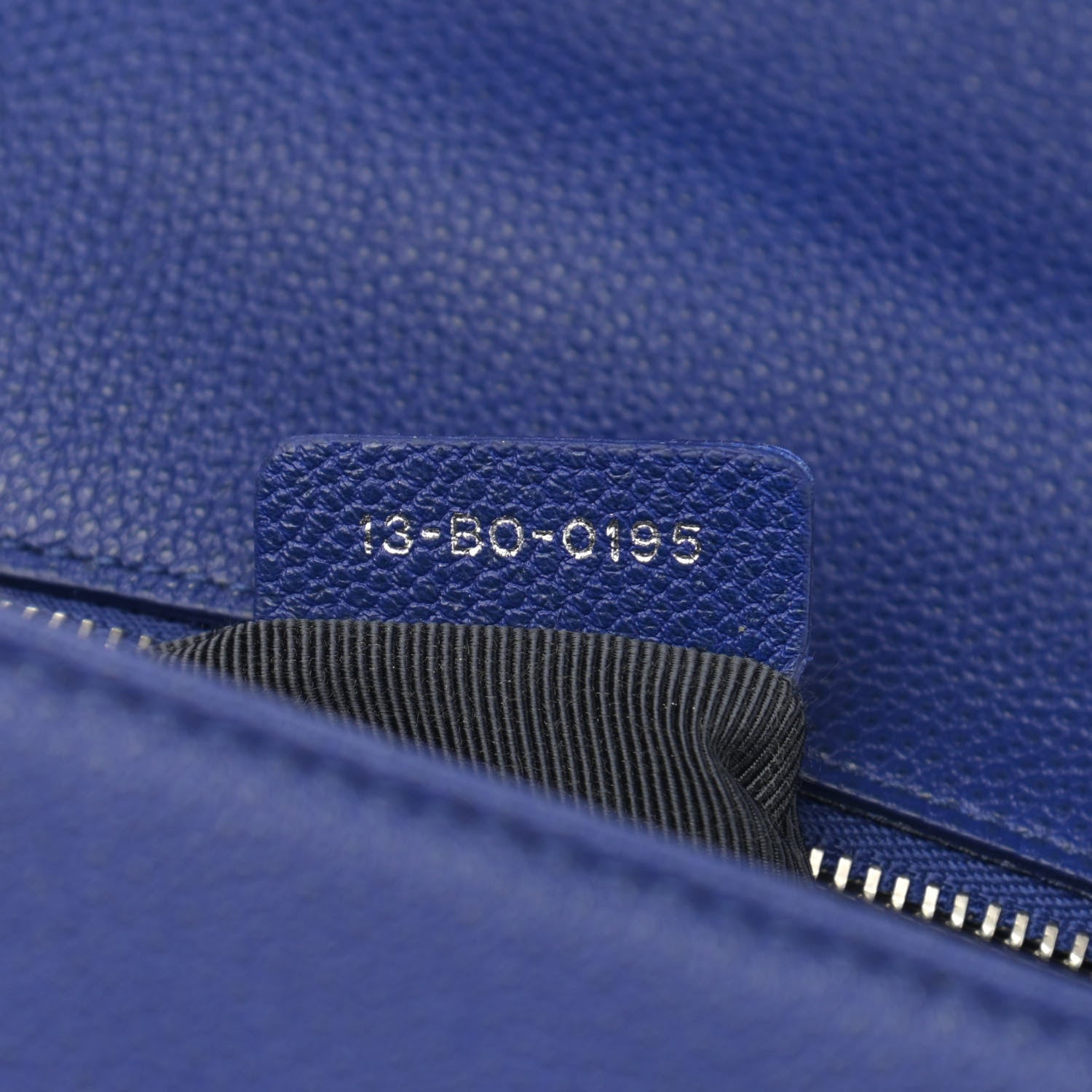 Christian Dior Grained Calfskin Medium Diorama Flap Bag Blue 9 of 13