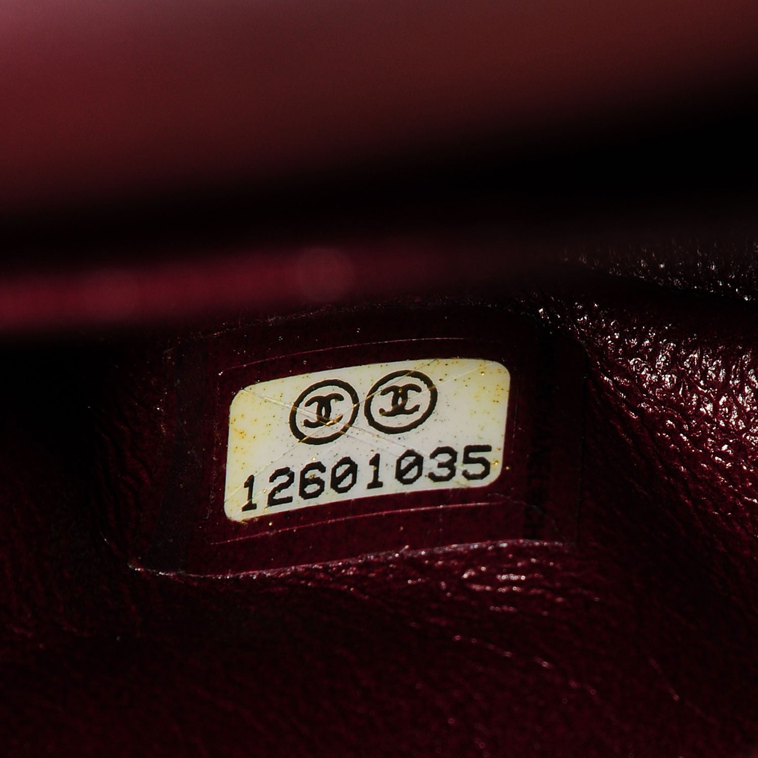 Chanel Patent Quilted Medium Double Flap Bordeaux 9 of 9