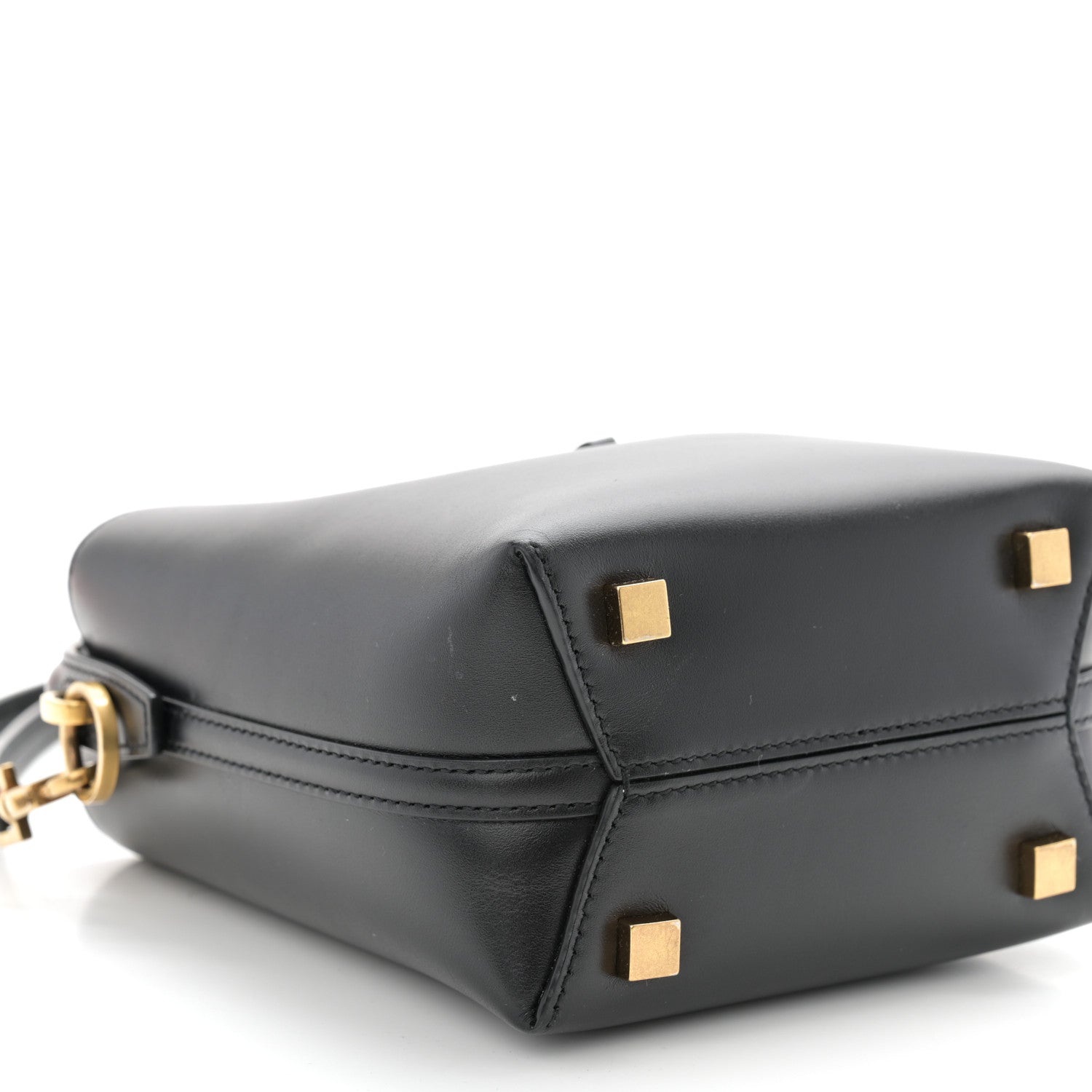 Saint Laurent Shiny Calfskin Le 37 Mini Bucket Bag Black 8 of 9