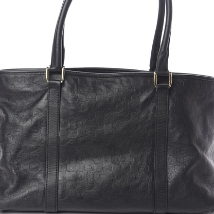 Gucci Calfskin Horsebit Embossed Joy Tote Black 8 of 10