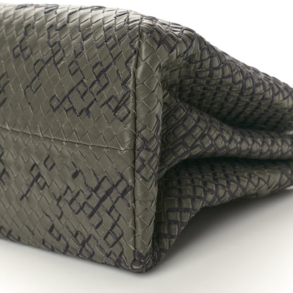 Bottega Veneta Nappa Intrecciato Stitched Medium Roma Tote Grey 12 of 13