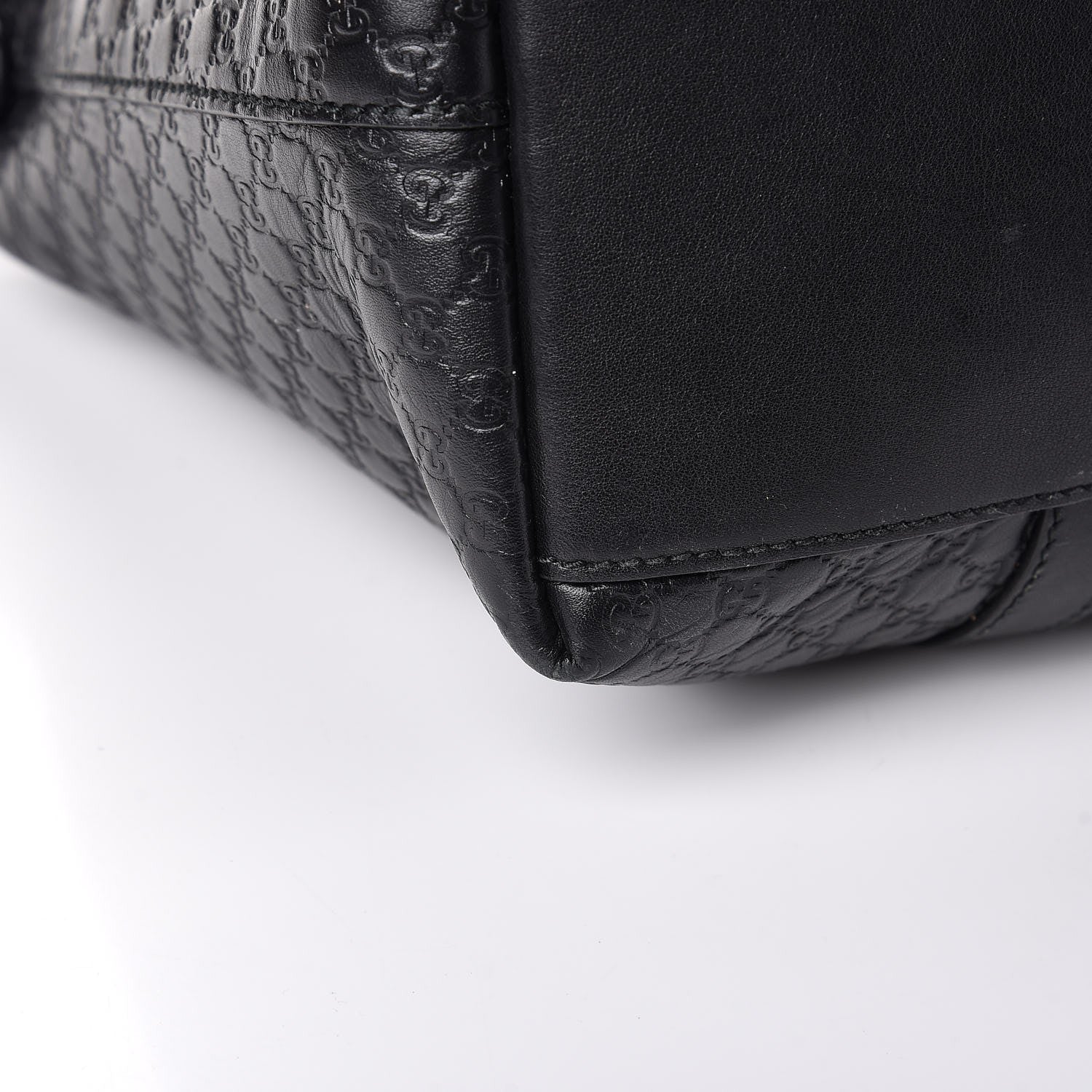 Gucci Soft Microguccissima Medium Zippered Satchel Black 9 of 12