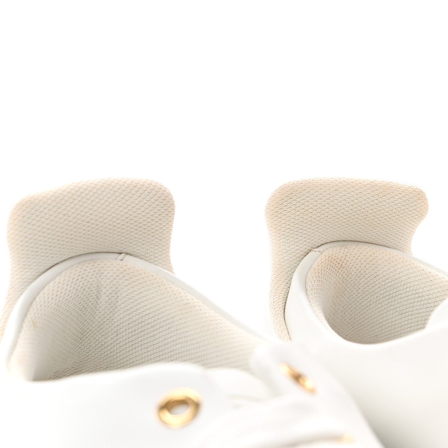 Calfskin Time Out New Wave Sneakers 40 White