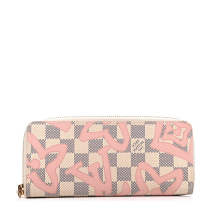 Louis Vuitton Damier Azur Tahitienne Clemence Wallet 1 of 8
