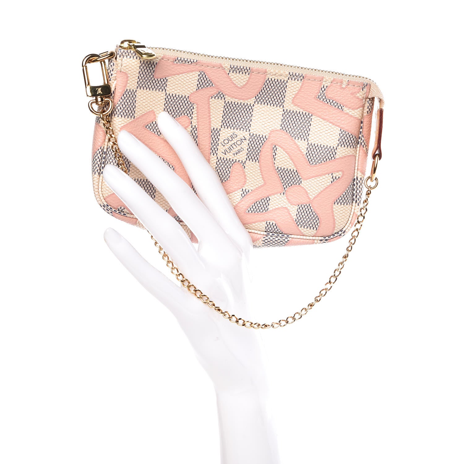 Louis Vuitton Damier Azur Tahitienne Mini Pochette Accessories 2 of 7