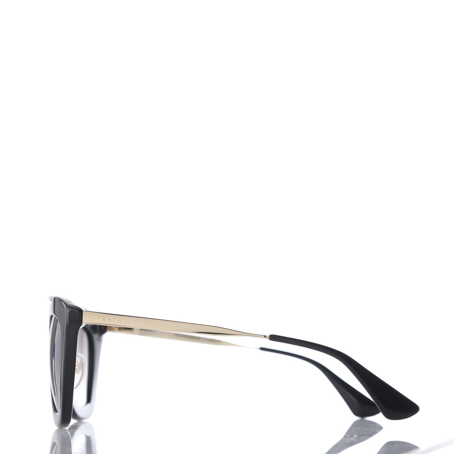 Prada Acetate Cinema Sunglasses SPR 09Q Black 3 of 6
