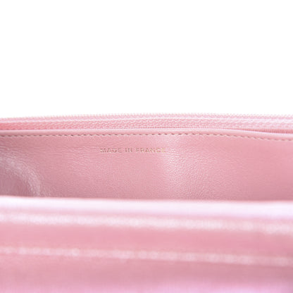 Chanel Iridescent Caviar Quilted Wallet on Chain WOC Rose Pink 6 of 10