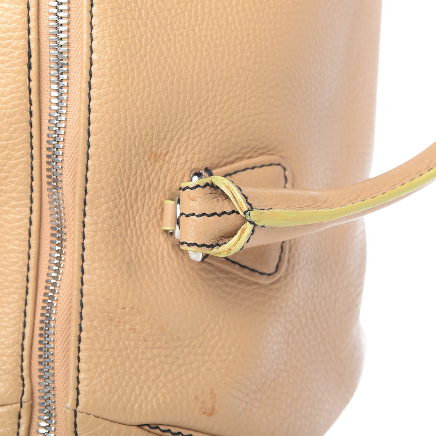 Chanel Calfskin Tassel Bowler Beige 13 of 15