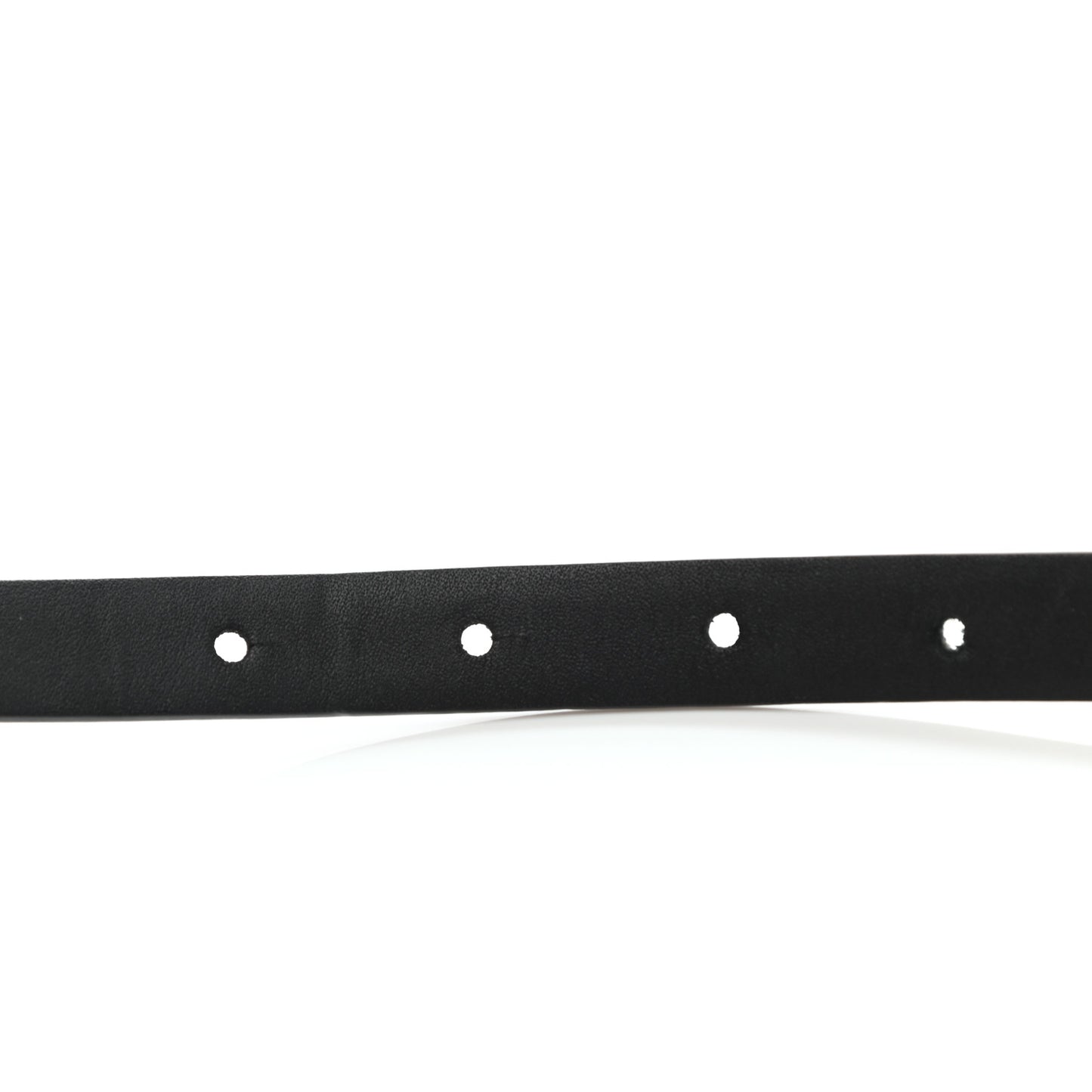 Calfskin Crystal Logo Belt 85 34 Black