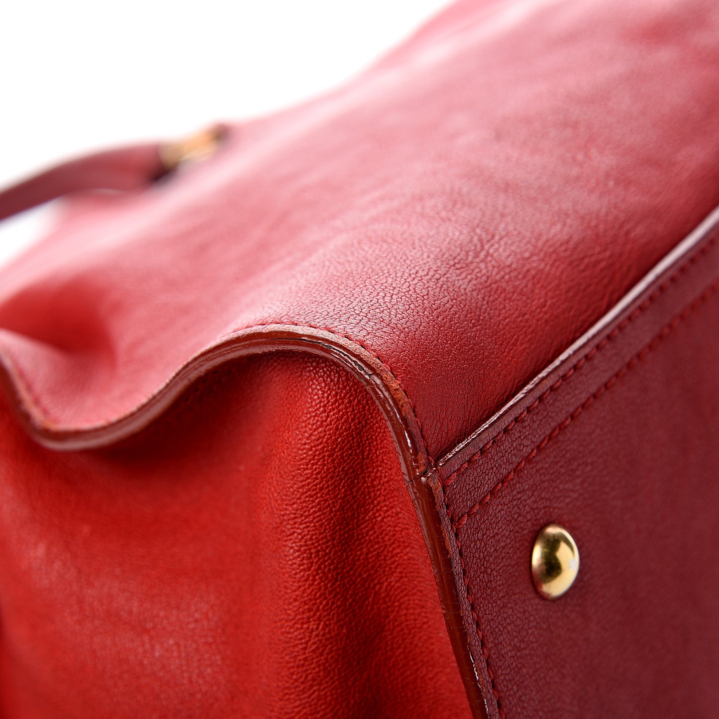 Sheepskin Medium Cabas ChYc Red