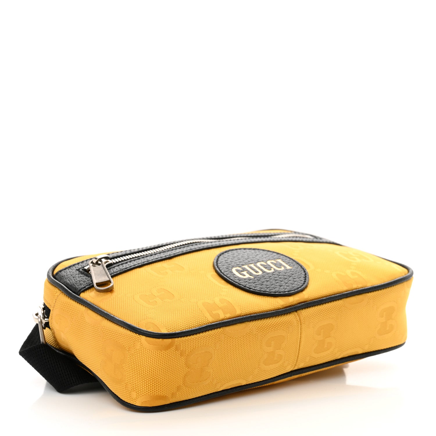 Gucci Econyl Nylon Monogram Off The Grid Belt Bag Crop Black 4 of 10