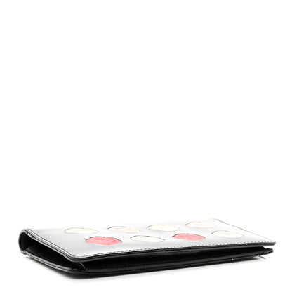 Chanel Patent Camellia Yen Wallet Black 4 of 10
