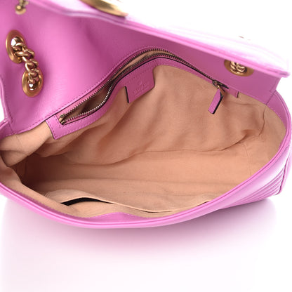 Gucci Calfskin Matelasse Medium GG Marmont Shoulder Bag Candy Mousse 5 of 12