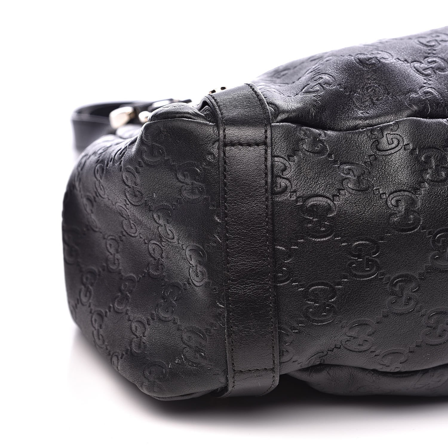 Gucci Guccissima Medium Abbey Shoulder Bag Black 8 of 16