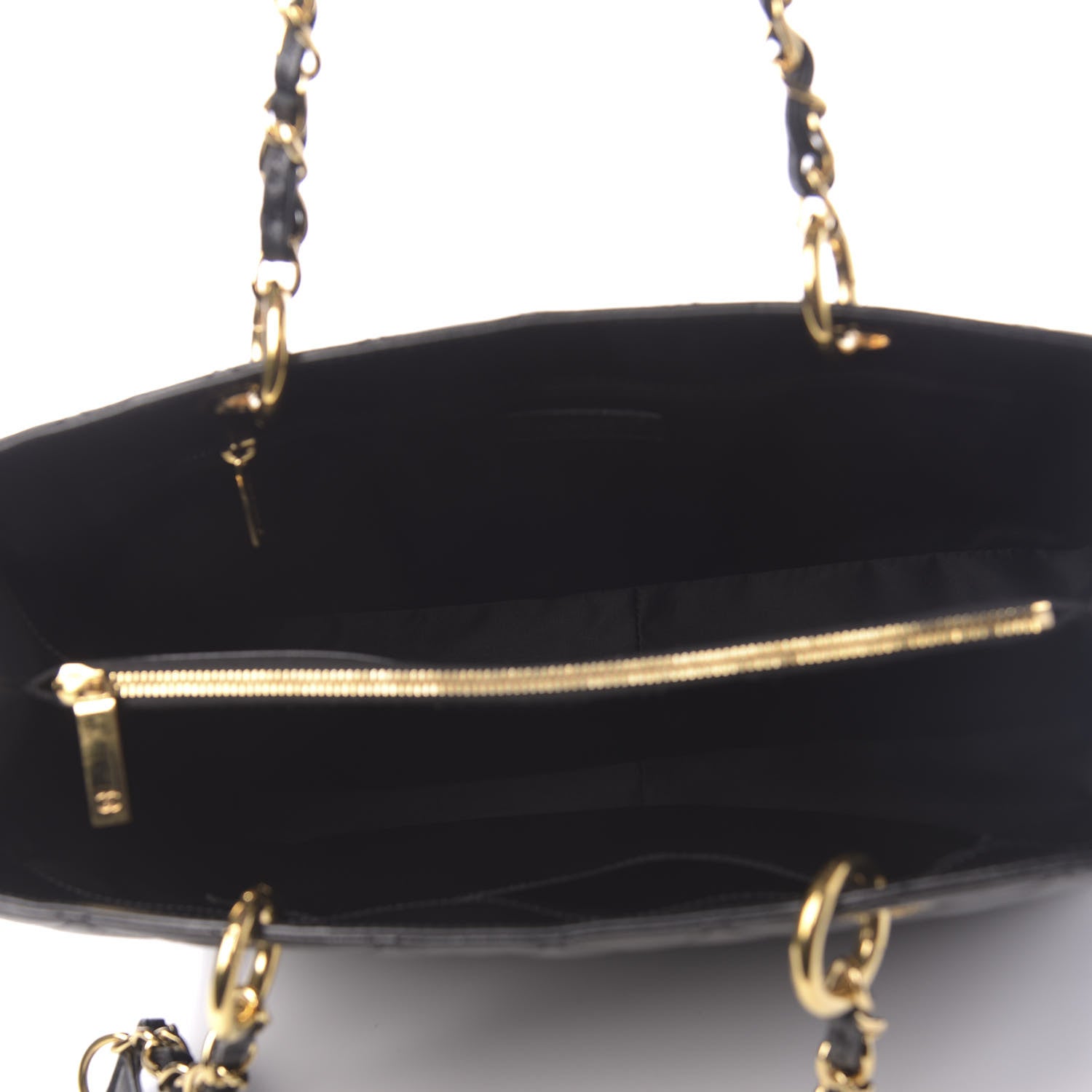 Chanel Caviar Quilted Grand Shopping Tote GST Black 5 of 11